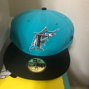 MLB New Era Fitted Cap Miami Marlins Old logo